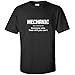 MECHANIC DEFINITION FUNNY pickup truck husband garage gift birthday MENS T-SHIRT