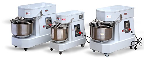 Hakka Commercial Dough Mixers 10 Quart Stainless Steel Spiral Mixers (DN10) - Thumbnail 2