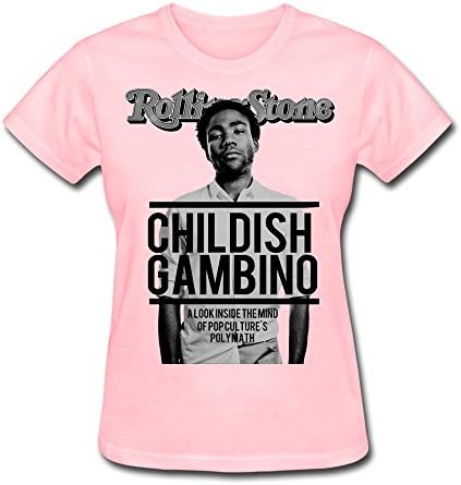 LOHUIOI Women's Childish Gambino T-shirt Size XS Pink