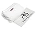 Luxury 100% Cotton Bath Mat, Bath Rug 19x35 Inches Super Thick, Soft, Clear White Color by Amber&Bakel