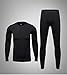 Hi-crazystore Thermal Set Winter Ski Fleece Warm Top and Bottom Men's Underwear Set
