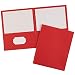 Avery 47989 Two-Pocket Folder, 40-Sheet Capacity, Red (Box of 25) primary