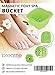 Breathe Foot Soaking Bath Basin | Pedicure Foot Spa Massager | Plastic Foot Tub for Soaking Feet | Cold & Hot Water Foot Massaging Bucket for Women