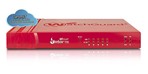 Watchguard Firebox T30 - 5 ports - 10Mb LAN, 100Mb LAN, GigE (WGT30003-US)