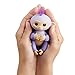 Fingerlings Glitter Monkey - Kiki (Purple Glitter) - Interactive Baby Pet - By WowWee