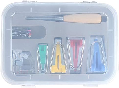 Yinze DIY Patchwork Craft Making Tool Multifunction Sewing Bias Tape Maker Set Quilting Patchwork Tools