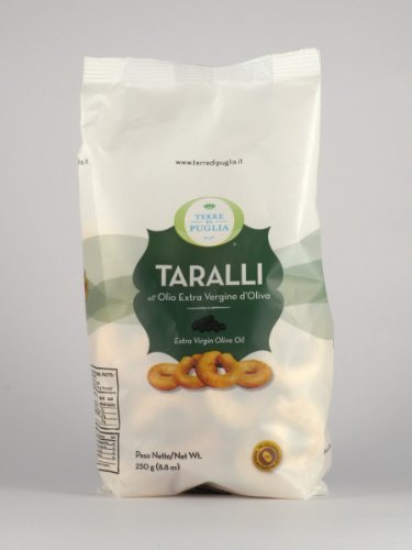 Terre di Puglia Extra Virgin Olive Oil Taralli - 250 Grams