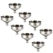Cosmos Pack of 8 Stainless Steel Mini Hip Flask Funnel/Wine Pot Filler (Mini Funnel x 8)