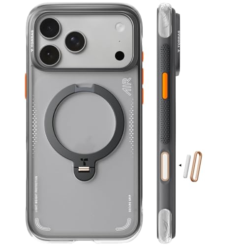 TORRAS Ostand Q3 Air für iPhone 17 Pro Max Hülle, Schwarz