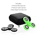 Fidget Hand Spinner: Best Toy For Stress Anxiety ADHD ADD Relief EDC Toys To Relieve Focus With High Speed Spin Ceramic Bearings. For Children Adults Kids & Minutes Killing Time. Black & Green 2 Pack