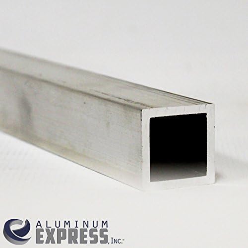 1-1/4" Aluminum Square Tube 6063 x 1/8" Wall - 36" Long