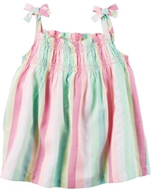 Baby Girls' Multi-Striped Tank Top