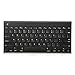 [Wireless Bluetooth Keyboard] iXCC Ultra Compact Slim profile Wireless Bluetooth Keyboard for Apple Mac Computers OS X v10.6.8 and Above - Black