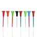 NUOLUX Golf Tees 100pcs 85mm Plastic Rubber Cushion Top Random Color