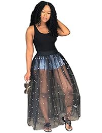 Vestido largo para mujer con estampado de patchwork