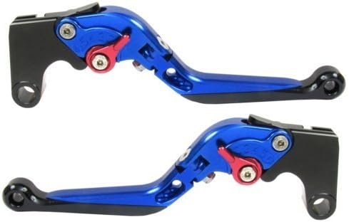 CTG Extendable Fold Folding Clutch Brake Levers for Buell 1125CR 2009-Blue