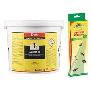 Detia - Ameisen-Ex Ameisenmittel - Inklusive Ungeziefer Klebefalle