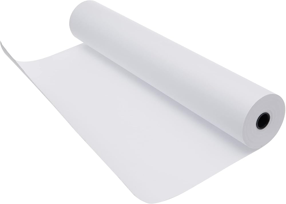 Stephens White Paper Roll 80gsm 20m x 30cm for Drawing Painting