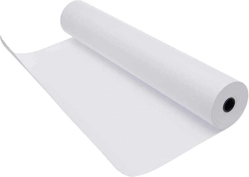 Stephens White Paper Roll 80gsm 20m x 30cm for Drawing Painting