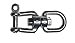 US STAINLESS Stainless Steel 316 Anchor Swivel Eye and Jaw 8mm or 5/16