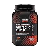 GNC AMP Wheybolic Ripped Whey Protein Powder, Chocolate Fudge, 22 Servings, Contains 40g Protein and 15g BCAA Per Serving