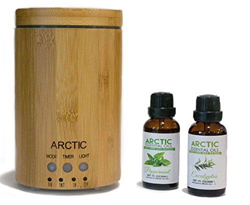 Arctic Bamboo Essential Oil Diffuser|Cool Mist Ultrasonic Hu