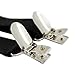 ODOM Premium Shirt Stays Ultra Soft Elastic with Extra Sturdy Strong Metal Clips (Y-STYLE)