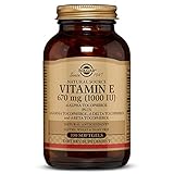 Solgar Vitamin E 1000 IU Mixed D-Alpha Tocopherol and Mixed Tocopherols Softgels, 100 Count