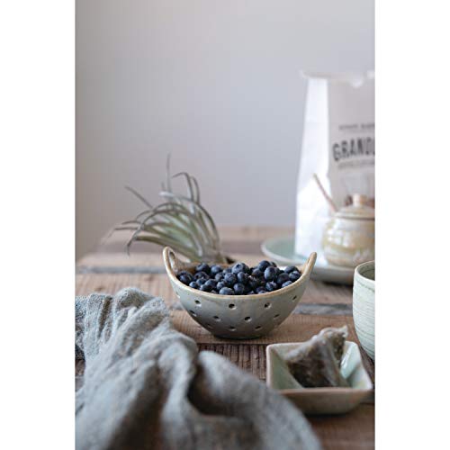 Creative Coop DF3280 Stoneware Berry Bowl, Stone Pricepulse