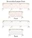 Sweet Jojo Designs 9-Piece Blush Pink White Damask and Gold Polka Dot Amelia Baby Girls Crib Bedding Set with Bumper