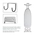 Lenink Ironing Board Hanger, Iron Board Wall Mount Ironing Board Hook Wall Hanger Wall Holder for Laundry Rooms (Black)