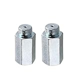 Oxygen Sensor Extender,Universal Fit Oxygen O2 Sensor Spacer Adapter Extenders M18x1.5 Galvanized (Pack of 2)