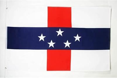 AZ FLAG Netherlands Antilles Flag 3x5 ft 100D Polyester Two Brass Grommets
