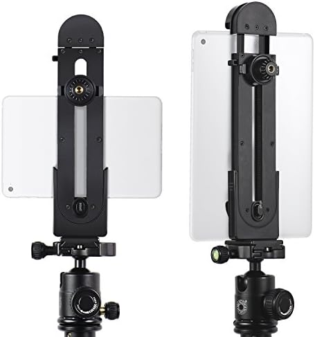 iPad Tablet Clamp Holder - TWZ Tripod Mount Adapter Fits iPad Air/Mini for Monopod, Selfie Stick, Tripod Stand