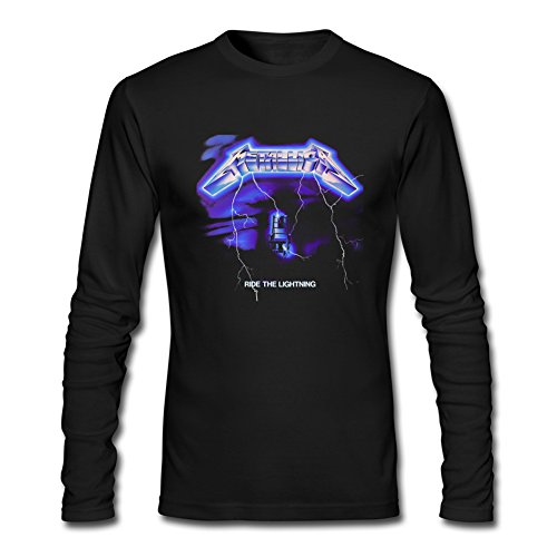 Metallica Ride Lightning for Men Printed Long Sleeve Cotton T-shirt