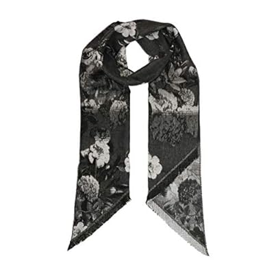 Accessories First Fashionable Floral Bias Cut Super Soft Acrylic Scarf for Women Accessories First Fashionable Floral Bias Cut Super Soft Acrylic Scarf for Women