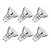 SHINE HAI GU10 LED Bulbs 40W Halogen Equivalent, 3.5W, 120V, 5000K Daylight White Non-Dimmable LED Spotlight MR16 GU10 Base, 6-Pack