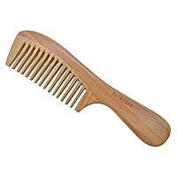 Sandalwood Wide Tooth Hair Comb Handmade Wooden comb with Premium Gift Box