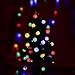 DecorNova 19.7 Feet 30-LED Battery Powered Rattan Ball String Lights with Waterproof 3AA Battery Case,2 Lighting Modes, Multi Colors