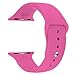 Zyra Sport Band for Apple Watch 42mm S/M, Soft Silicone Strap Replacement iWatch Bands for Apple Watch Sport, Series 2, Series 1 Barbie pink