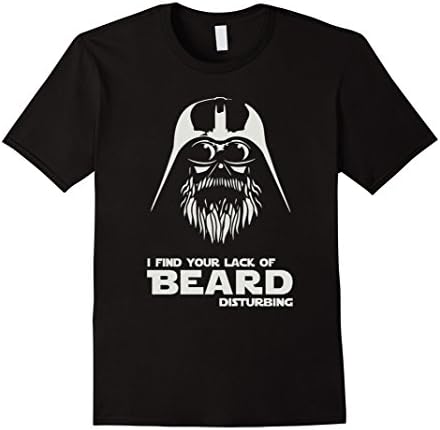 Mens I find your lack of beard disturbing Medium Black