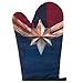 Captain Marvel Oven Mitt - One Size Fits Most - Super for Avengers Fans Who Like to Bake and Cook - Polyester