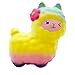 Ouflow Jumbo Squishy Slow Rising Sheep Kawaii Lamb Cream Scented Soft Animal Squishies Toys(Colorful)