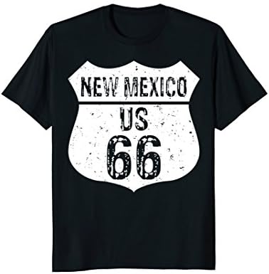 New Mexico Historic Route 66 Distressed Graphic T-Shirt