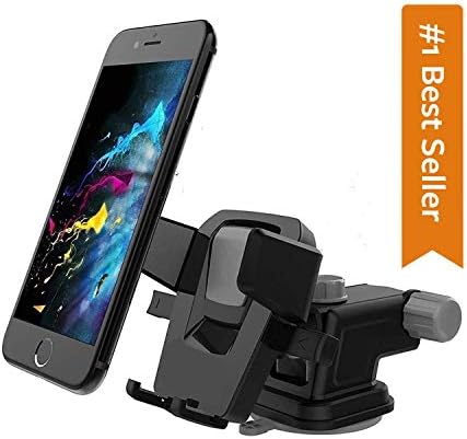 CEUTA® Car Mobile Holder,Mobile Phone Car Mount, Universal Long Arm Windshield Car Phone Mount Cradle for GPS iPhone 11Pro 11 XS Max XR 8Plus 8 7 7Plus 6 6Plus 5S 5 5C Samsung Galaxy Series