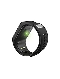 TomTom Spark 3 Cardio, GPS, Watch + Heart Rate Monitor de fitness (Tamaño Grande), color negro, Spark 3 Cardio+ música (paquete de auriculares), Negro