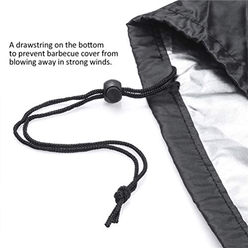 Samhe Grill Cover, 32-Inch Waterproof UV Resistant Heavy Duty BBQ Gas Grill Cover for Nexgrill Brinkmann Weber Char-Broil and More