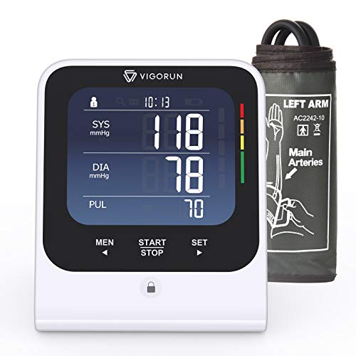 Vigorun Blood Pressure Monitor Upper Arm, Accurate Automatic Digital BP