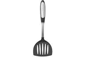 CUISINART CTG-07-WT Elements Nylon Wide Turner, Black/Stainless