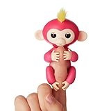 Tutent Interactive Baby Monkey Electronic Toy Finger Doll for Children Kids-Perfect as Christmas Gift,Birthday Gift (Pink)